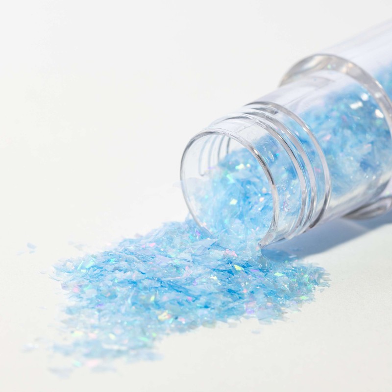 Magic sparkle akvamarin bleščice