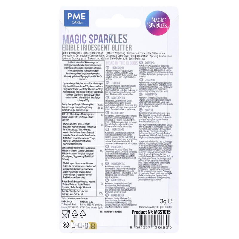 Magic sparkle "Glava v oblakih" bleščice